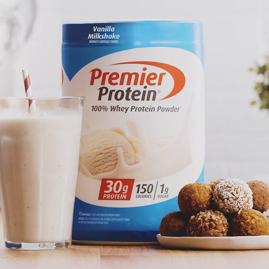 Premier Protein Powder – Chocolate & Vanilla Milkshake – 30g Whey Protein, 1g Sugar, Keto Friendly, Gluten Free – 17 Servings