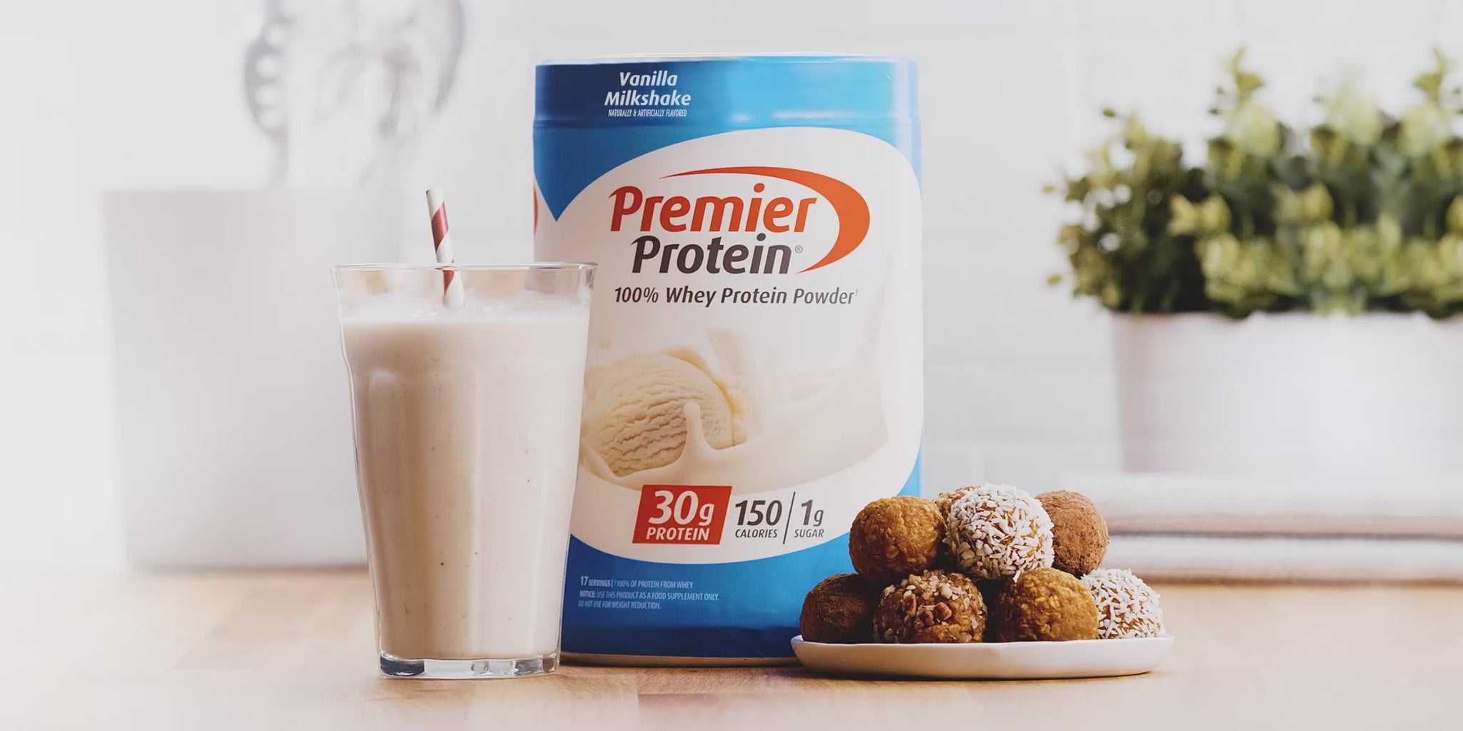 Premier Protein Powder – Chocolate & Vanilla Milkshake – 30g Whey Protein, 1g Sugar, Keto Friendly, Gluten Free – 17 Servings