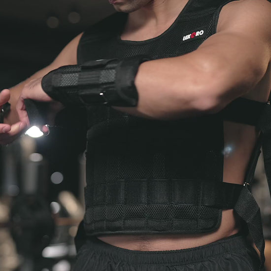 Breathable and padded interior of workout weighted vest