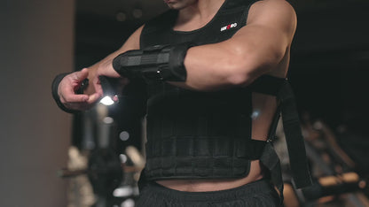 Breathable and padded interior of workout weighted vest